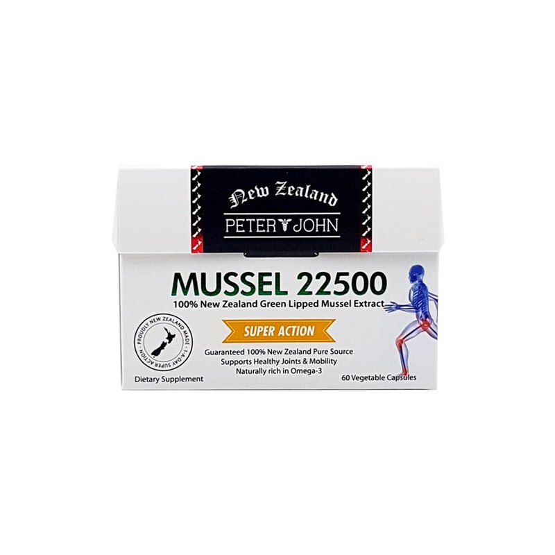 Peter & John Green-lipped Mussel 22,500 60 Capsules / 피터앤존