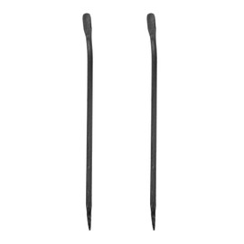HARFINGTON 2pcs Line-Up Pry Bar 17" Length 0.6" Rod Dia Carbon Steel Hexagonal Crowbar Sleever Bar Connecting Bar for Prying and Aligning