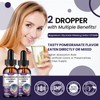 (2 Pack) Magnesium Glycinate Liquid Drops 500mg, with Vitamin B6,