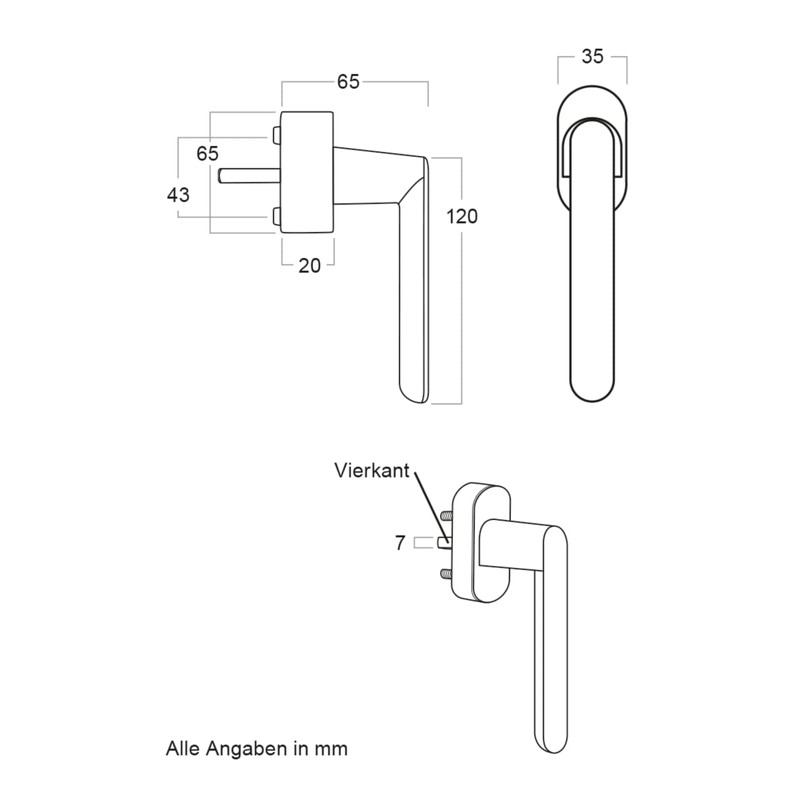 Schellenberg Safety Alarm Handle, 46501
