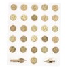Gatuida 1 Set Alphabet Wood Burning Tip Set DIY Pyrography