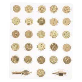 Gatuida 1 Set Alphabet Wood Burning Tip Set DIY Pyrography Carving Tools for Personalization Wood and More Durable Tips for Creative Designs