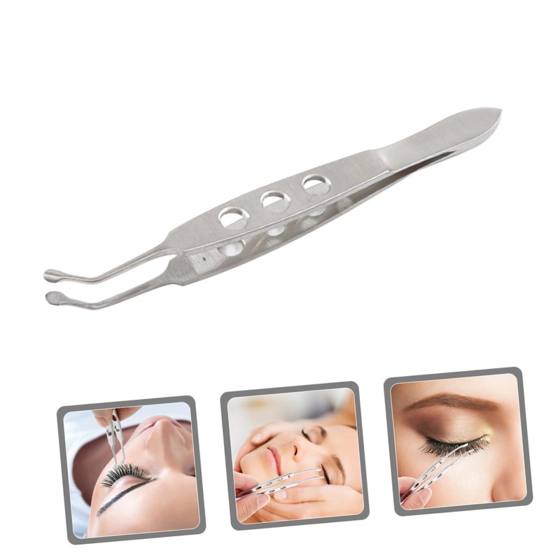 VICASKY Meibomian Gland Tweezers Grasping Forceps Eyelid Forceps Eyelid Tweezers