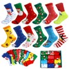 STEFORD Christmas Socks Set, 12 Pairs Warm Cotton Christmas Socks