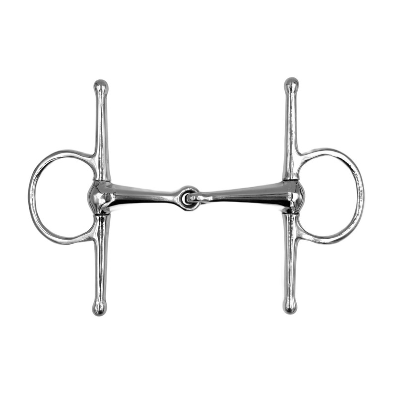 Equine Smile ES0105 Snaffle Bit Simple Broken Stainless Steel 21