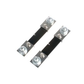 NOYITO 75 Amps 75mV Metal Shunt Resistor External Shunt for Current Ammeter Analog Panel Meter (Pack of 2)