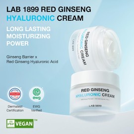 Donginbi LAB 1899 Red Ginseng Hyaluronic Cream - Easter Basket Essentials, Deep and Lasting Hydration Face Moisturizer, Korean Skin Care, All Skin Types, 1.69 floz / 50 ml