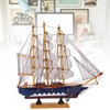 Model Ship Mediterranean Style High Density Natural Pinewood Durable Vibrant