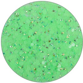 1000 Pieces SS20 5mm Flatback Rhinestones Clear Glasses Round Gems AB Crystals for Nail Art DIY Crafts Clothes Glitter Stones （Green）
