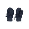Sterntaler Microfleece Mittens with Velcro Fastening, navy