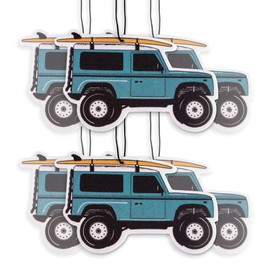 Defender and Bronco like design Car Air Freshener 6 Pack Scented With Premium Oils (6 Pack)