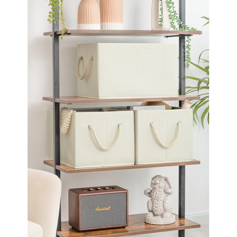 StorageWorks Storage Baskets for Shelves, Foldable Fabric Closet Storage Bins