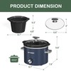 2 QT Small Slow Cooker, 3 Adjustable Temp, Upgraded Ceramic