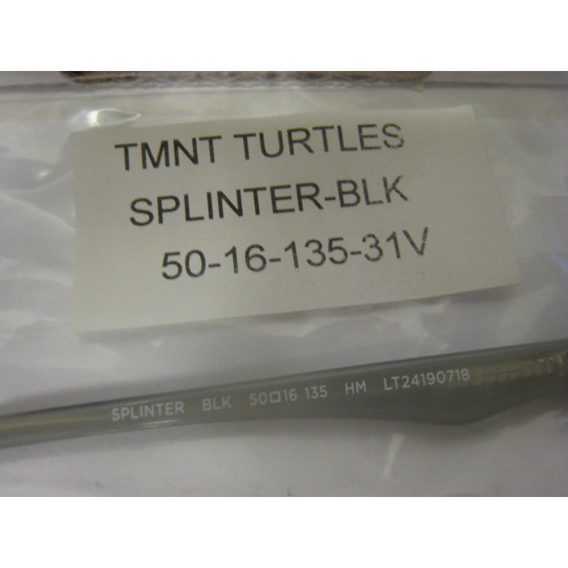 NICKELODEON TEENAGE MUTANT NINJA TURTLE Style SPLINTER in BLK 50-16-135-31v