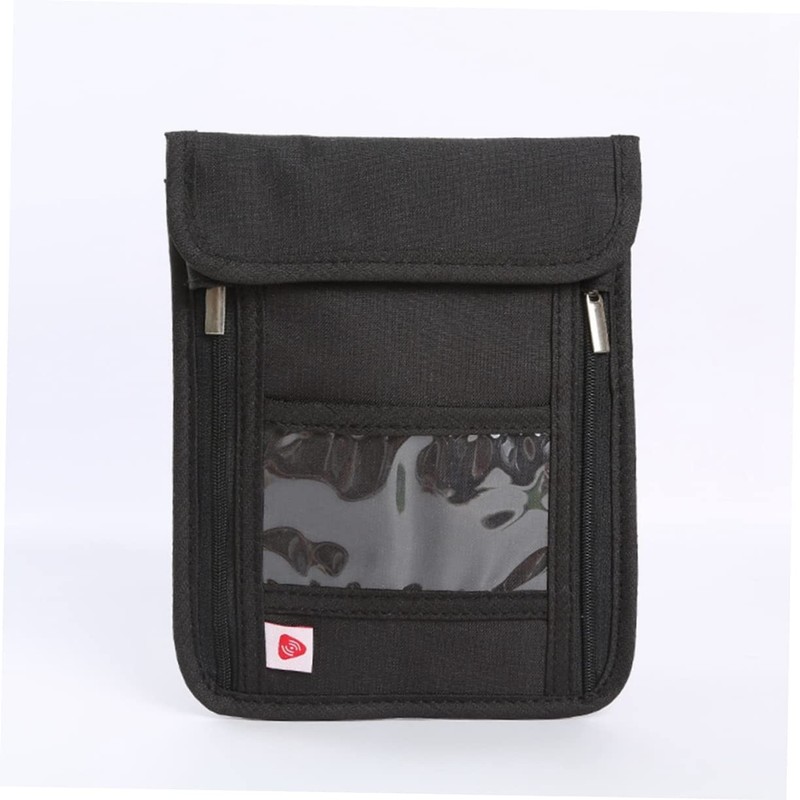 Sosoport Nylon RFID Passport Holder Bag Portable Travel Neck Wallet