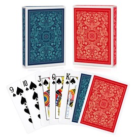 Playing Cards,Decks of Cards,Playing Cards 2 Pack for Kids and Adults,Poker Cards Professional,Bridge Cards Standard Size,Playing Cards Set for Game Night,Pinochle,Cartas,Magic Props,Go Fish