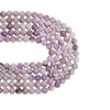 Ornaland 5 Strands Natural Lavender Purple Jade Beads Crystal Energy