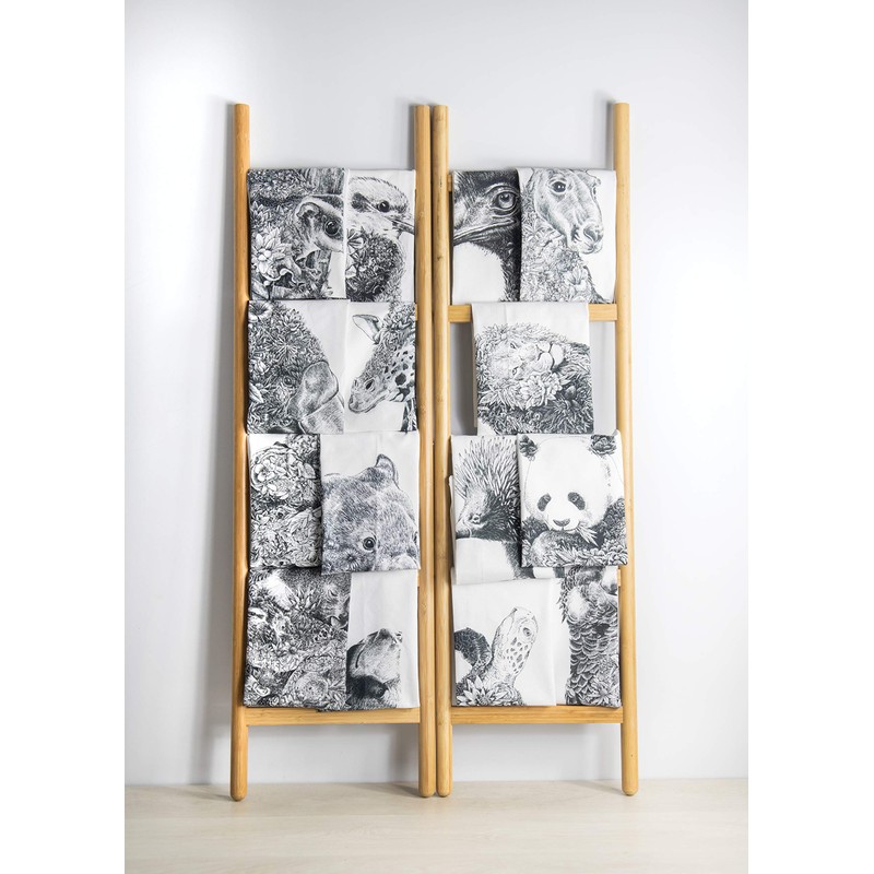 Maxwell & Williams Marini Ferlazzo Tea Towel with Carnaby Cockatoo