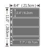HHZ Collectibles 10 Pack 4 Row 80 Pocket Double Sided