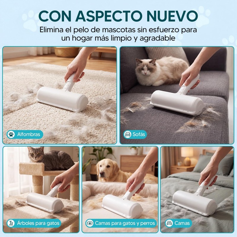 Rodillo Quitapelos AVEDISTANTE para Gatos y Perros