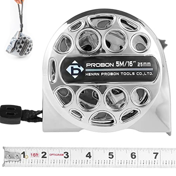 Stainless Steel Tape Measure, Metal Tape Measures Retractable 25ft, Metros