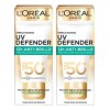 Pack X2 Protector Solar UV Defender Antibrillo Invisible 80mL L'Oréal