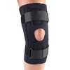 OTC Knee Stabilizer Wrap, Spiral Stays, Neoprene, Black, Small