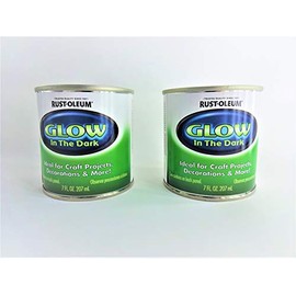 2-Pack of 1/2 pt Rust-Oleum 214945 Specialty Glow In The Dark Paint