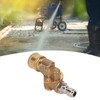 Quick Connecting Pivoting Coupler Attachment 1/4in for Pressure Washer Nozzle