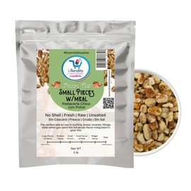 Small pecan pieces with pecan meal 5 lb Raw Natural Shelled Pecans – Unsalted, Family-Grown in Texas