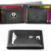 GSOIAX Men's Slim Wallet with RFID Blocking - Color: Black
