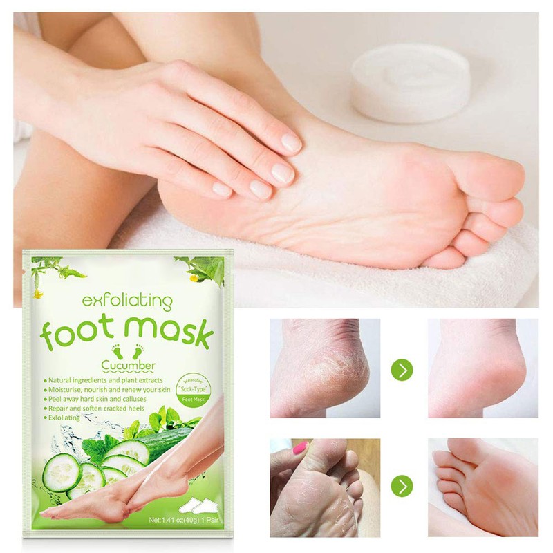 5 Pairs Foot Mask Callus Socks Foot Peel Off Mask