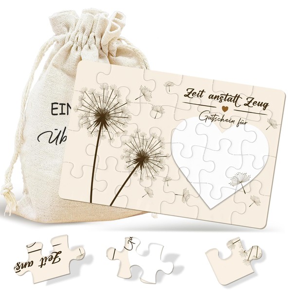 Happirra Voucher Puzzle, Time Instead of Stuff, Vouchers to Fill