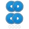 sourcing map 4pcs 4" Diamond Saw Blade, 20mm Arbor Cut