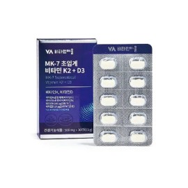 Vitamin Village MK-7 Supercritical Vitamin K2+D3 5 Boxes (5 Months Supply) [34915230] / 비타민마을 MK-7 초임계 비타민 K2+D3 5박스(5개월분)[34915230]