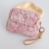 Modacarry Cotton Quilted Floral Wallet with Cute Prints Zipper Coin