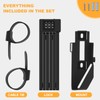 Compact Folding Bike Lock, [72cm] Diyife Combination Bicycle Lock with