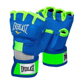 Everlast Prime EverGel - Guantes Acolchados de Espuma para muñeca, tamaño Extragrande, Azul y Verde