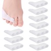 WMUVAZA Zehenspreizer Silikon, 10 Stück Zur Behandlung Von Hammerzehen Zehenspreizer