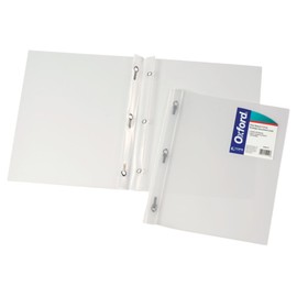 Oxford Duotang Clear Plastic Report Cover, Letter Size, Durable and Professional, 1 Report Cover