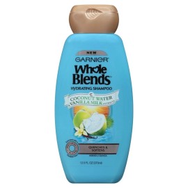 Garnier Whole Blends Shampoo with Coconut Water & Vanilla Milk Extracts, 12.5...