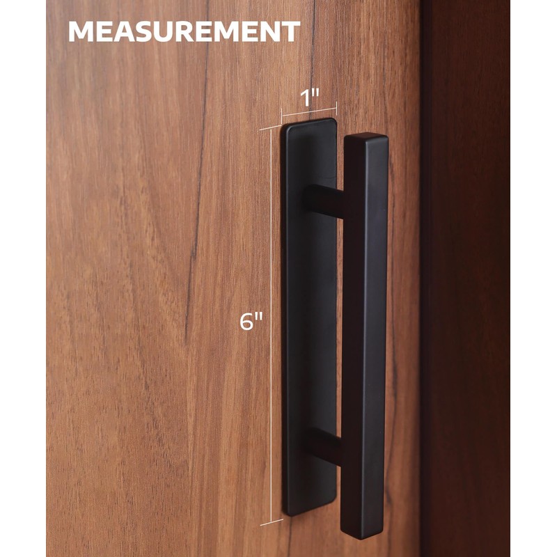 RVPEKUPE 2 Pack Self Adhesive Cabinet Handles Matte Black No
