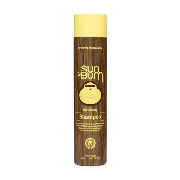 Sun Bum Revitalizing Shampoo | Vegan and Cruelty Free Hydrating, Moisturizing and Shine Enhancing Hair Wash | 10 oz