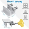 Sliding Window Locks,for Horizontal Sliding Windows,Window Security Lock with Key,Adjustable