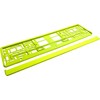 TAPORT® YELLOW NEON CAR REGISTRATION HOLDER FOR ANY CAR ,