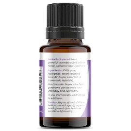 Viva Doria Lavandin Essential Oil, 100% Pure, Natural Essential Oil, Undiluted, for Aromatherapy | Food Grade, 15 mL (0.5 Fluid Ounce)
