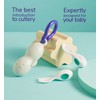 Doddl Baby Spoon and Fork, Cutlery Set for Babies 6+