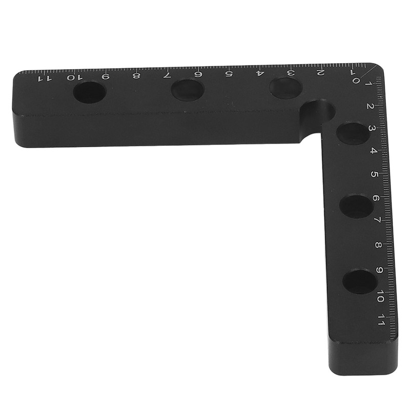 2Pcs Positioning Square 120mm 90 Degree Clamp Metric Scale Tool