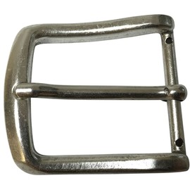 BELTINGER Belt Buckle 4.0 cm | Buckle Interchangeable Buckle Belt Buckle 40 mm Solid | Pin Buckle | Interchangeable Belt up to 4 cm, silver