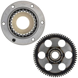 NICHE Starter Clutch Idler Gear with One-Way Bearing for Yamaha Grizzly Kodiak 400 450 Rhino 1UY-15590-01 5GH-15517-10-00